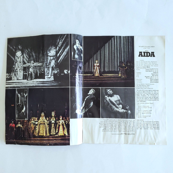 Vintage Opera News The Met In The Parks Program New York City Retro Estate 1976 - Picture 9 of 12